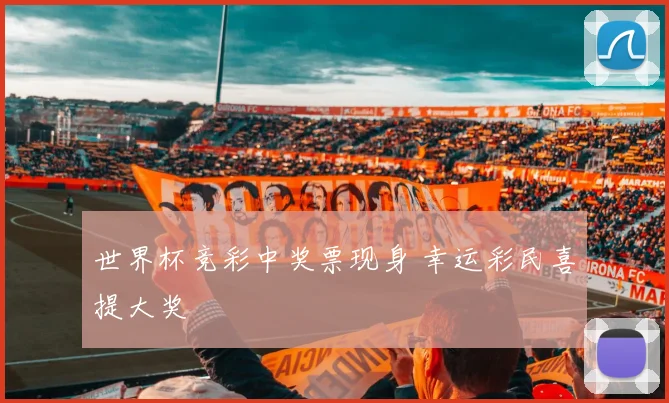 世界杯竞彩中奖票现身 幸运彩民喜提大奖